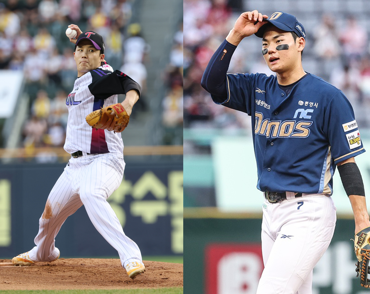 LG 임찬규·NC 김주원, 8월 쉘힐릭스플레이어 선정