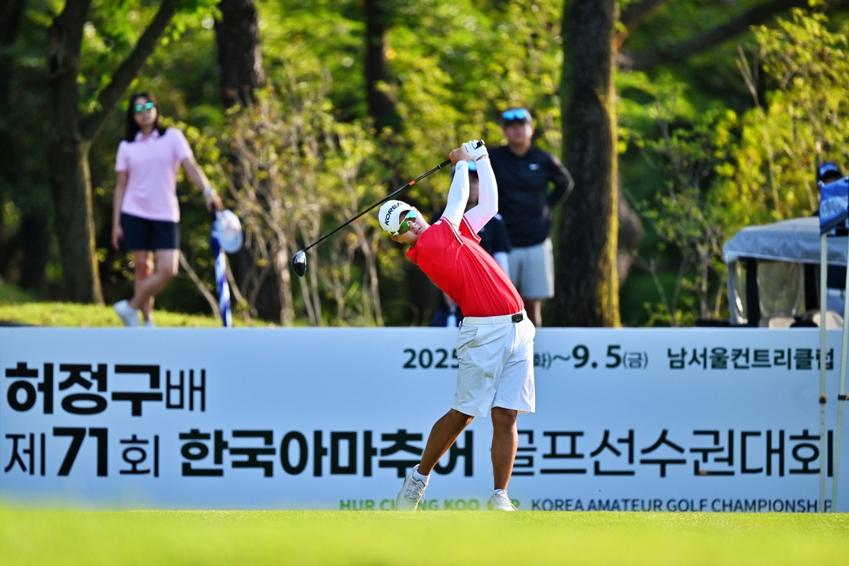 국가대표 김민수, 허정구배 한국아마추어 2연패…대회 통산 6번째 타이틀 방어 선수
