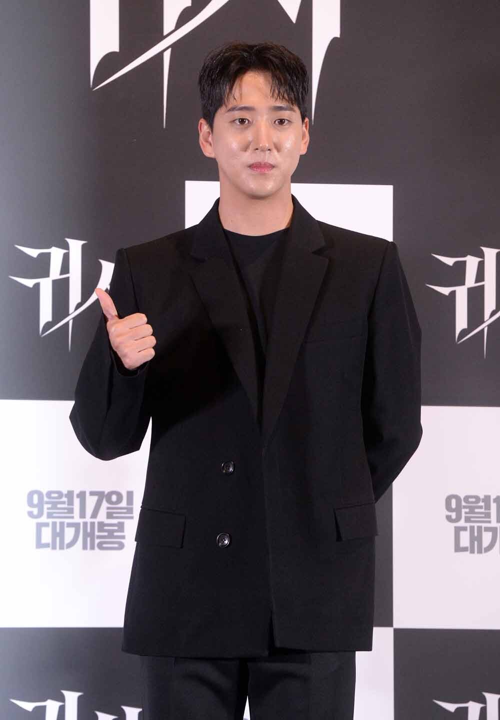 [SW포토]차선우,'공포영화 귀시 보러 오세요'