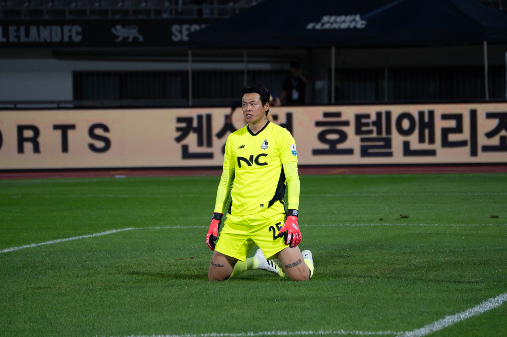 구성윤 앞세우는 이랜드, '약속의 땅' 성남서 PO 불씨 지핀다