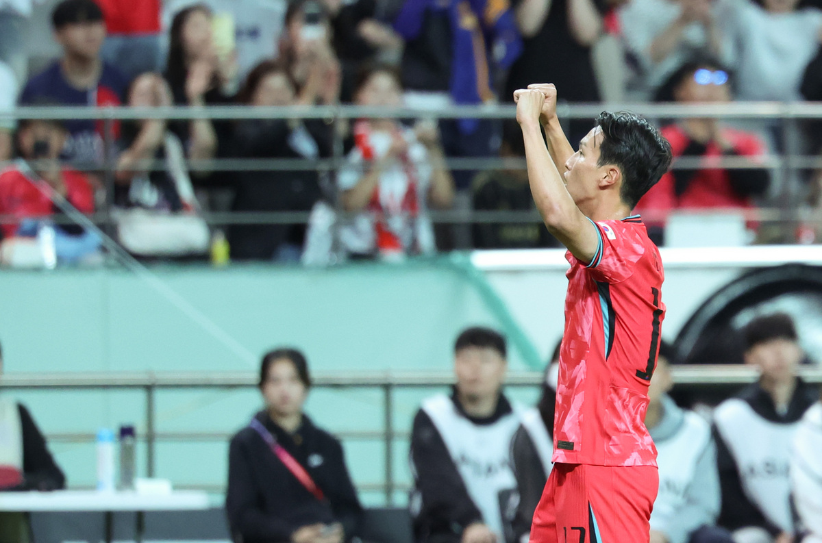 브라질전서 꽉 막힌 홍명보호, 파라과이전서 15분 만에 선제골… 엄지성이 뚫었다