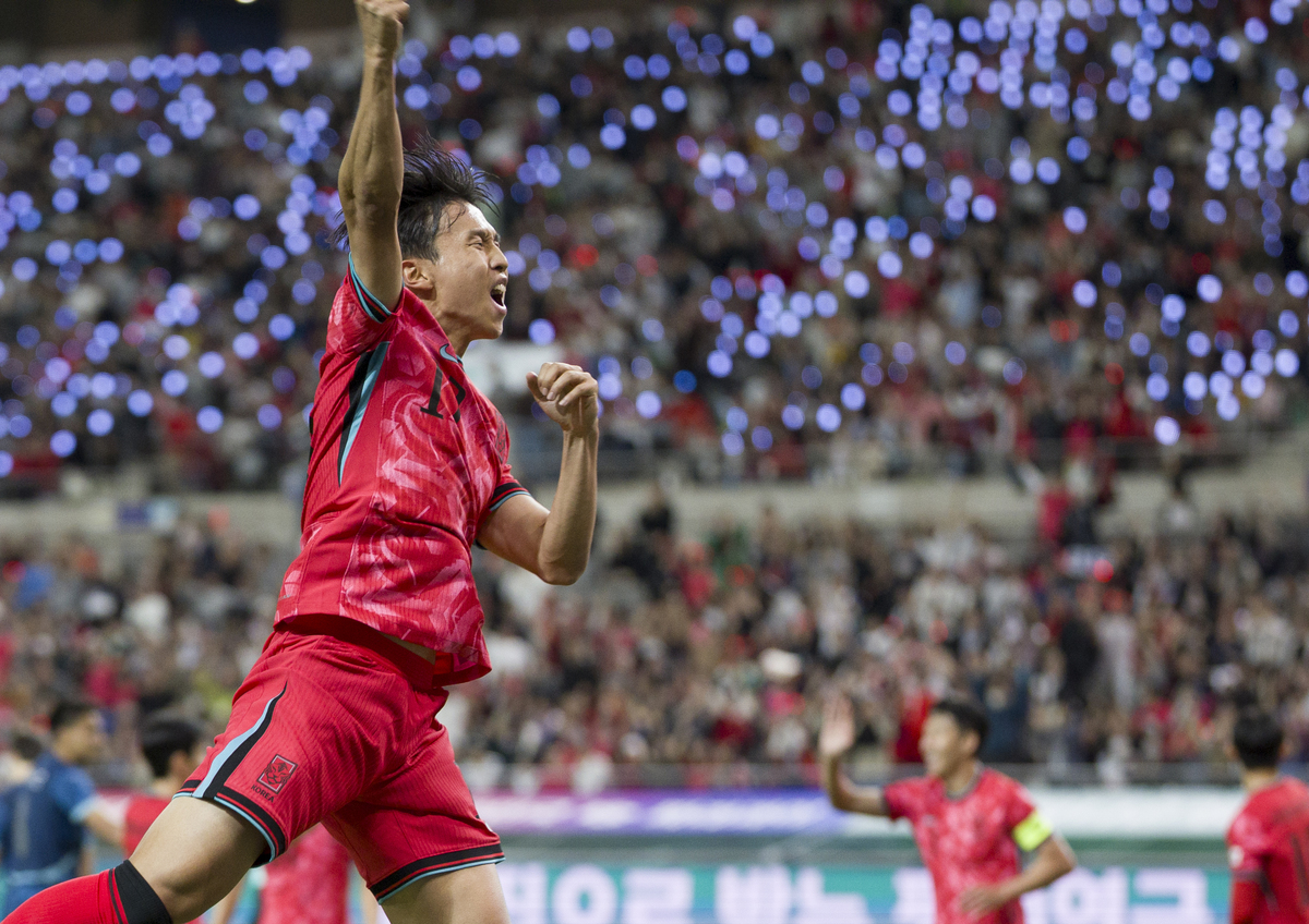 걱정이 머릿속 스쳤지만… A매치 2호골로! 엄지성 “이미지 트레이닝 덕분”