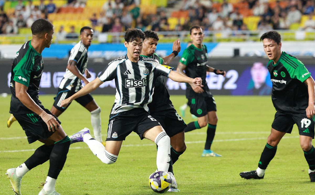 '평점 7.4' 박승수, 뉴캐슬 U-21팀서 첫 풀타임…동점골 기여+승부차기 성공