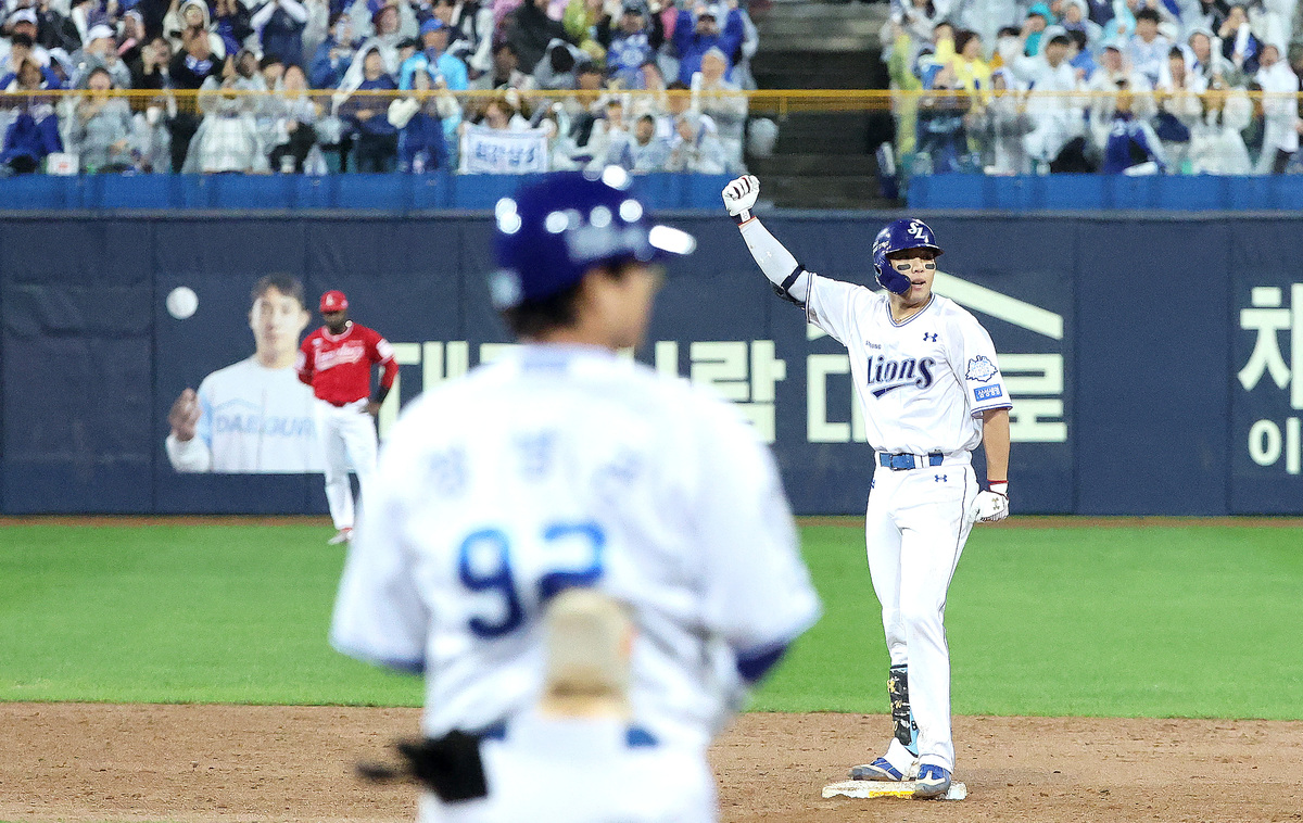 [PO1] ‘몸상태 OK’ 삼성 김영웅 5번-3B 선발 출격… “푹 쉰 덕분입니다”