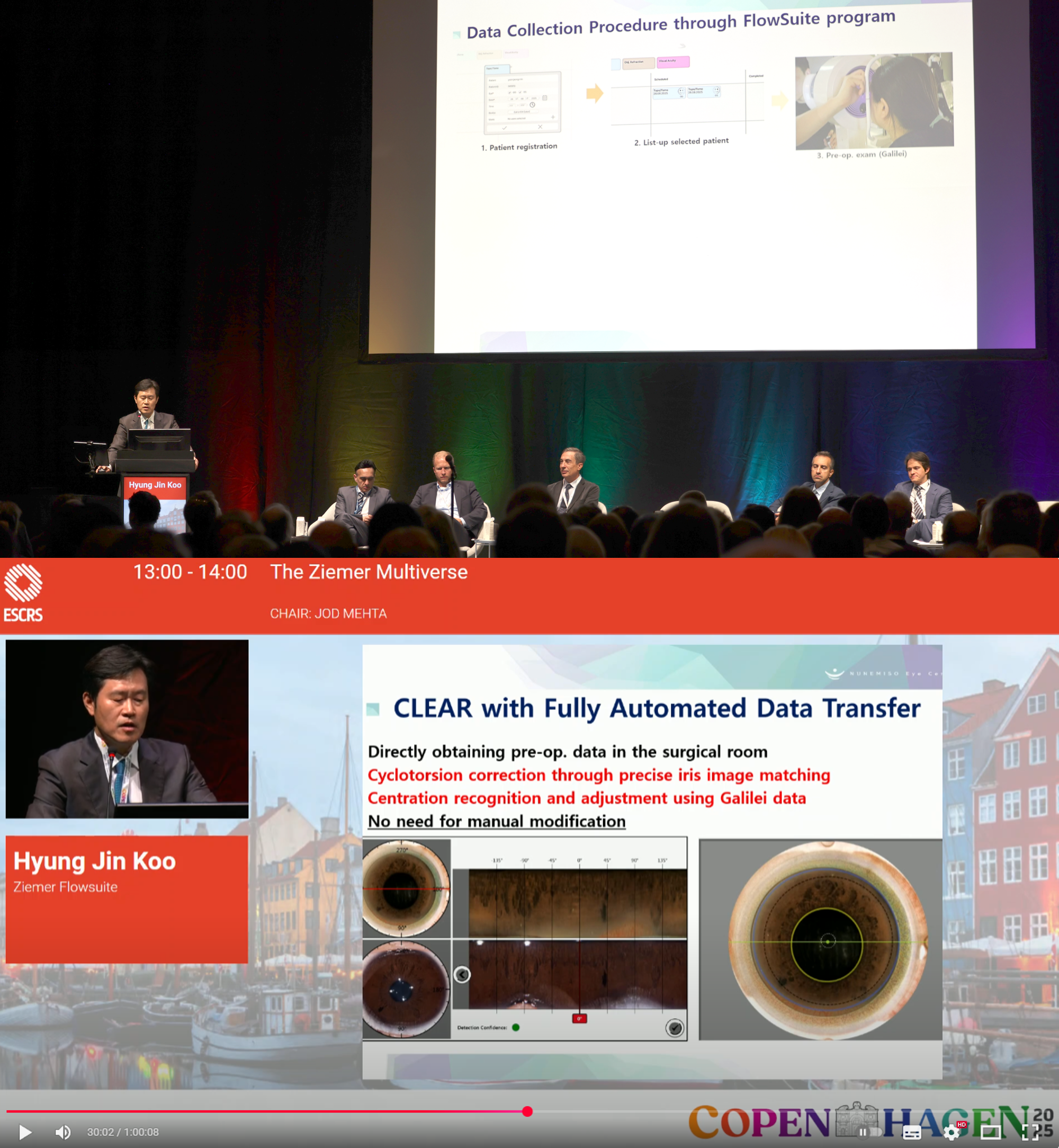 눈에미소안과 구형진 원장, 유럽백내장굴절수술학회 ‘짐머 프레스티지 클리어’ 시스템 주제 글로벌 연자 발표