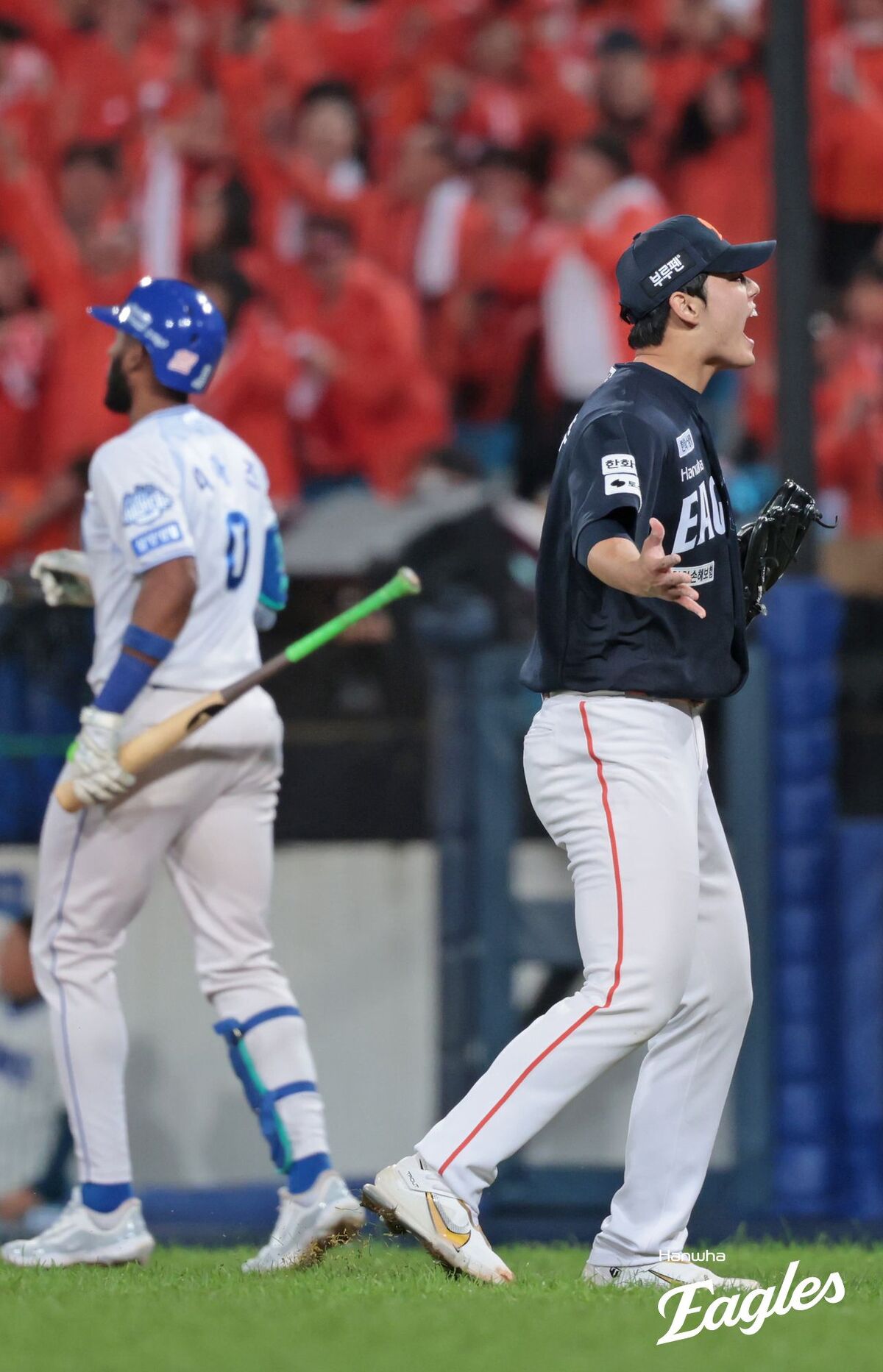 [PO3] 문동주 마주한 디아즈, 그의 타구가 외야에 갇힌 그 순간… 삼성이 고개를 떨궜다