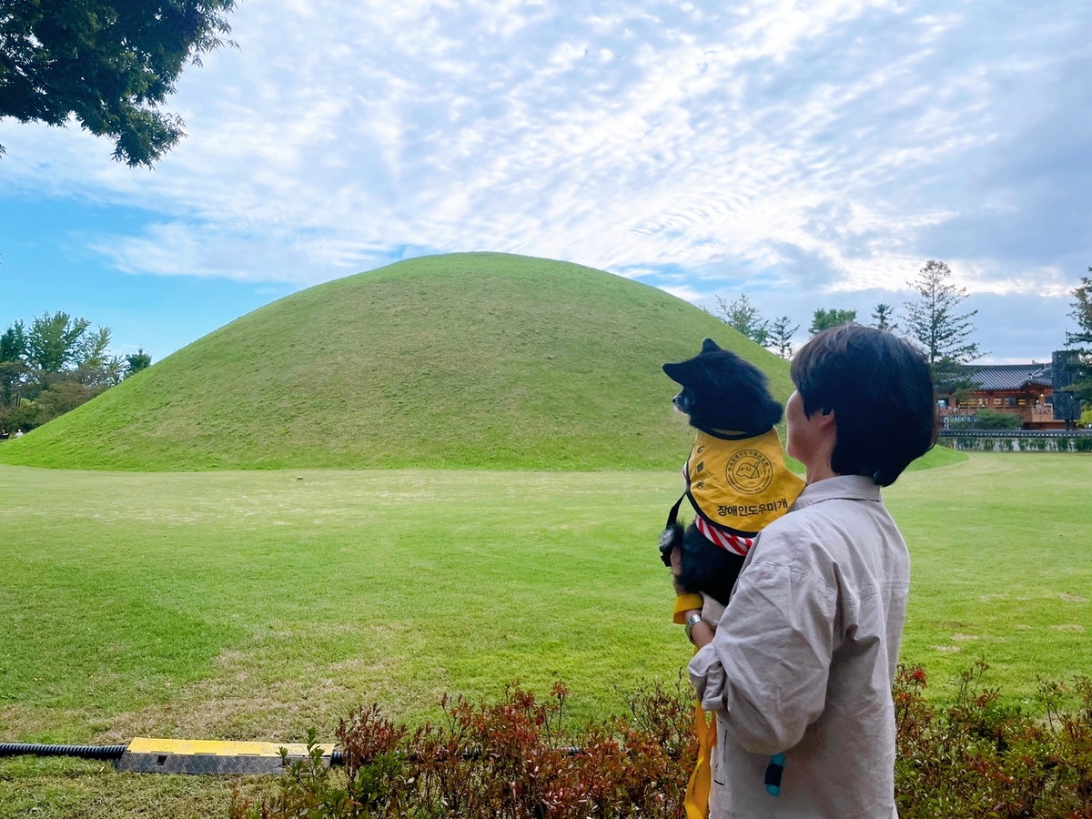 ‘청각장애인도우미견’ 구름이의 1박2일 경주여행