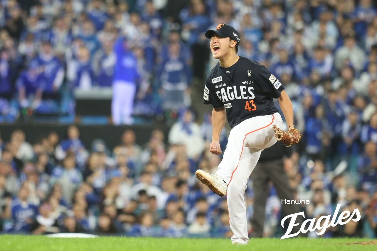 [PO4] 2루타 맞고 KKK…정우주를 선발로 낙점한 이유가 있었다