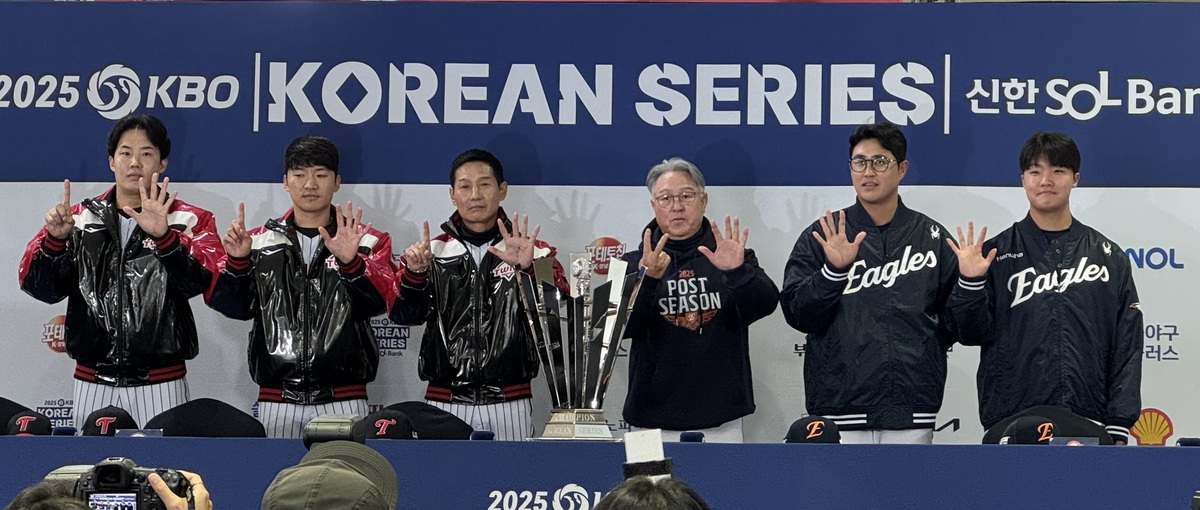 [SW현장] ‘톨허스트 vs 문동주’ KS 선발···염경엽 “우리가 조금 더 유리해” 김경문 “준우승 많아 우승 갈증 더 크다”