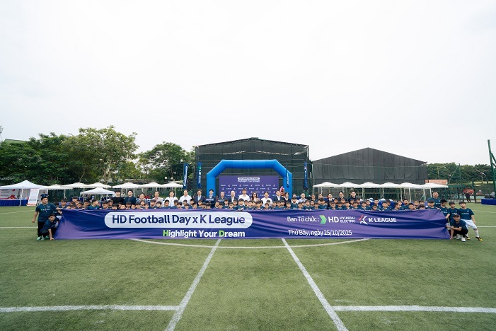 ‘HD Football Day x K League’, 베트남 하노이에서 어린이 축구교실 성료