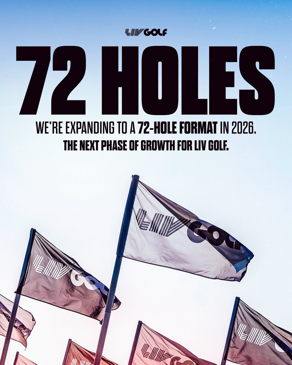 “리그-선수 모두를 위한 것” LIV 골프, 2026시즌부터 ‘4라운드 72홀’로 개편