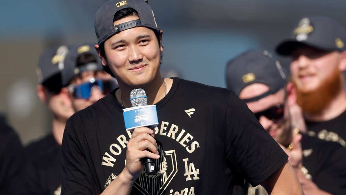 뉴나 피파 넥스트, 오타니가 가족과 함께한 ‘우승 퍼레이드’에 등장