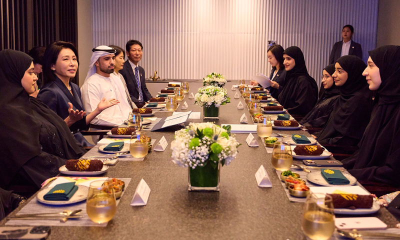 김혜경 여사 “사람간 교류가 문화교류의 핵심”