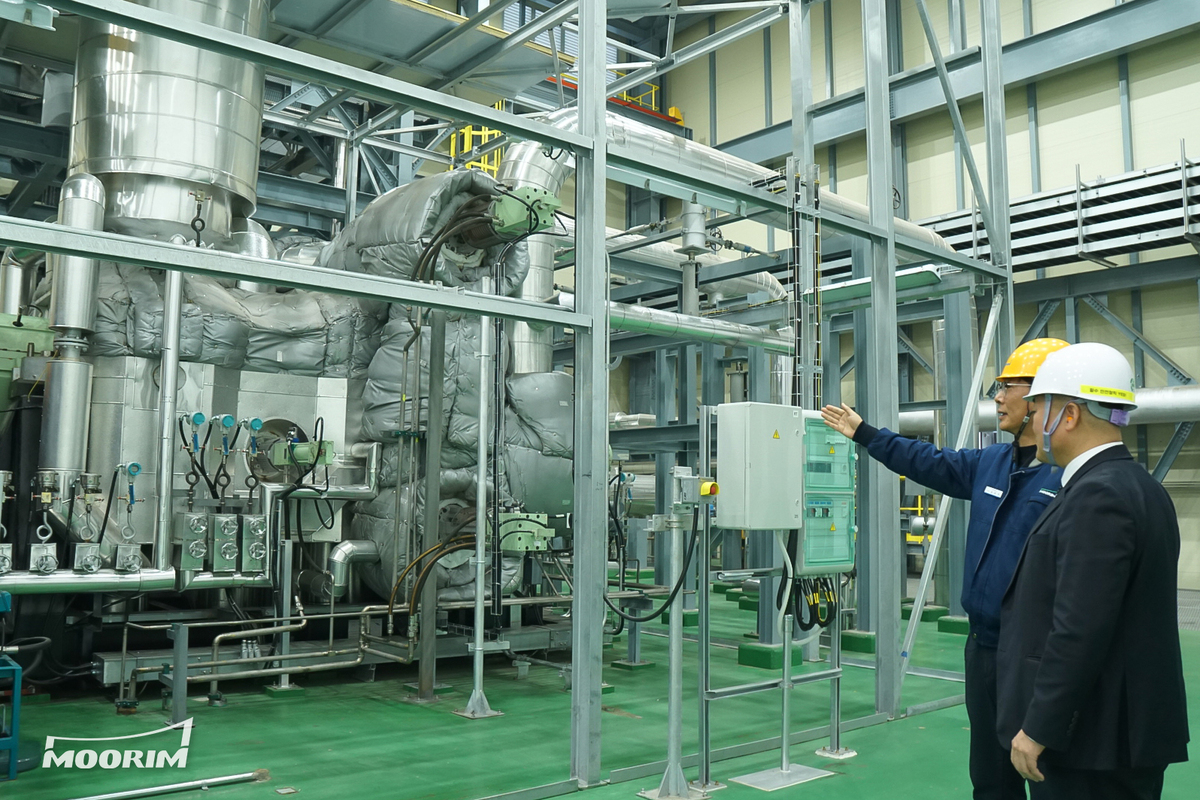 무림P&P 울산공장 방문한 탄녹위…‘흑액’ 기반 그린에너지 생산 설비 주목