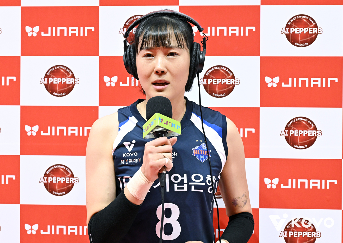 IBK기업은행 임명옥이 건진 디그 31개… 공격수들은 불을 뿜었다