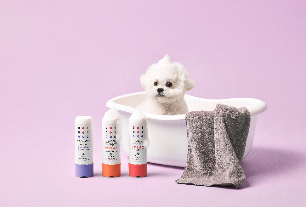 “댕댕이 목욕 스트레스 줄인다”… 동아제약, 영국 펫샴푸 ‘닷닷펫’ 론칭
