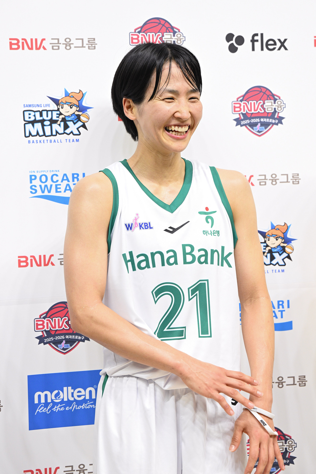 하나은행 이이지마, 여자농구 최초로 아시아쿼터 라운드 MVP 선정