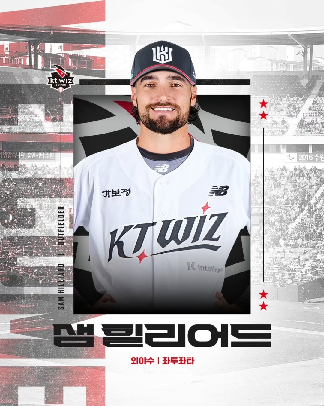 1루수가 누구야? KT의 대답은 신입생 힐리어드… “테임즈-오스틴처럼”