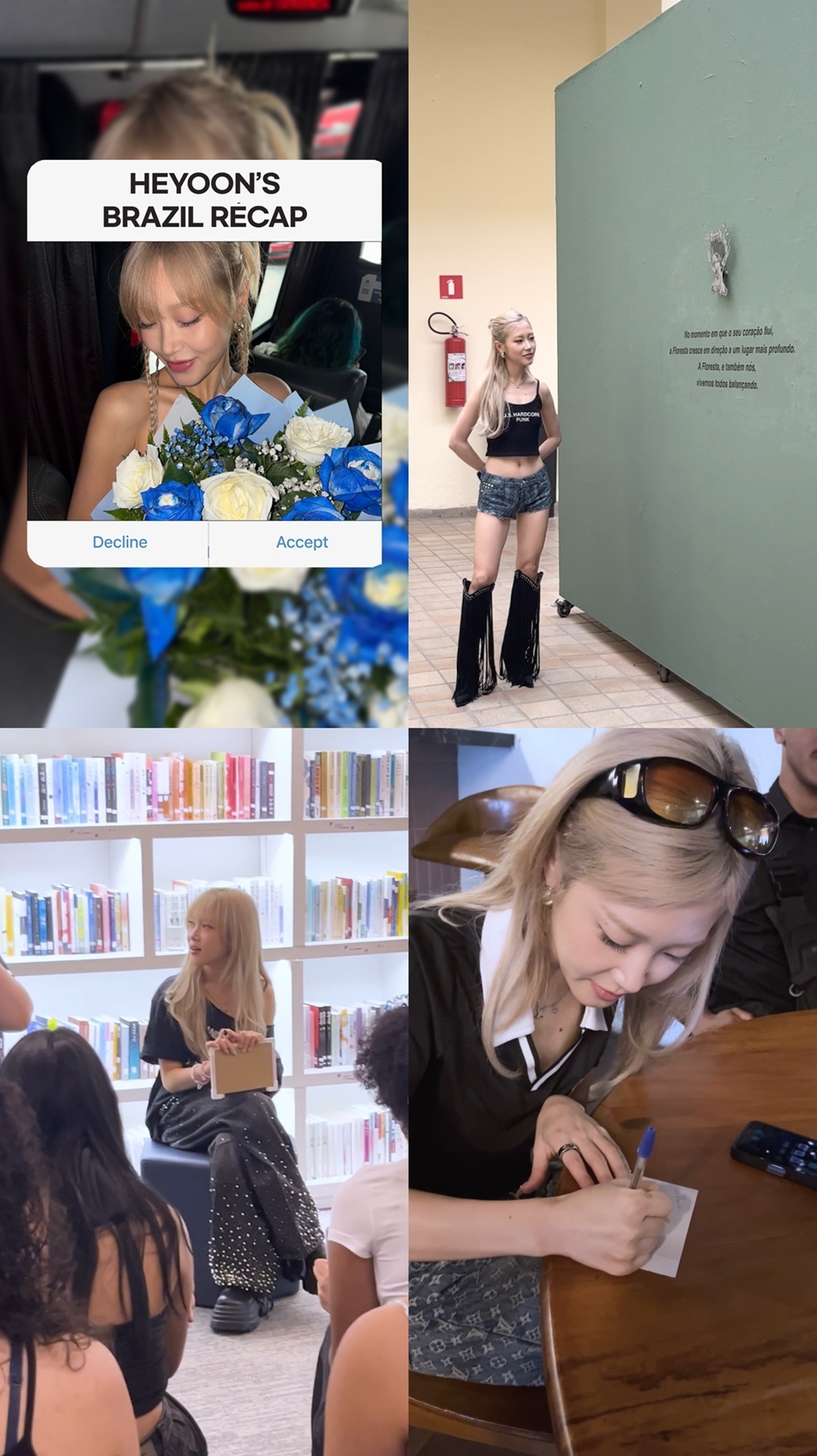 혜윤(HEYOON), 브라질 방문 비하인드 공개…콘서트 방문→프로모션 참여에 현지 반응 ‘후끈’