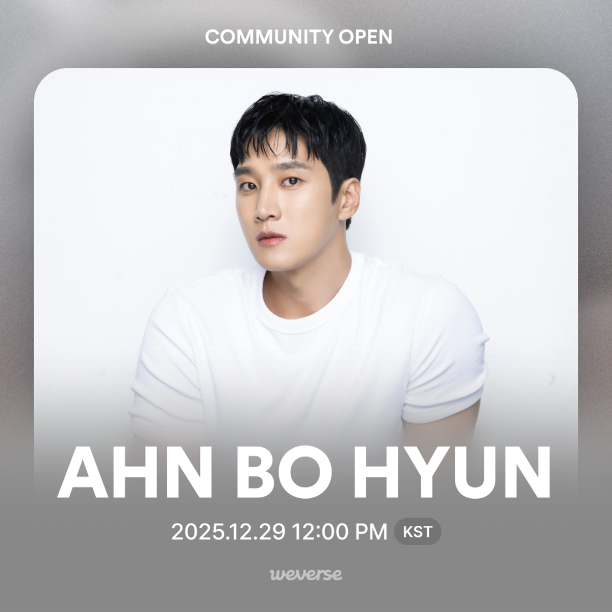 안보현, 위버스 오픈 “자주 만나요”…글로벌 팬과 소통 본격화