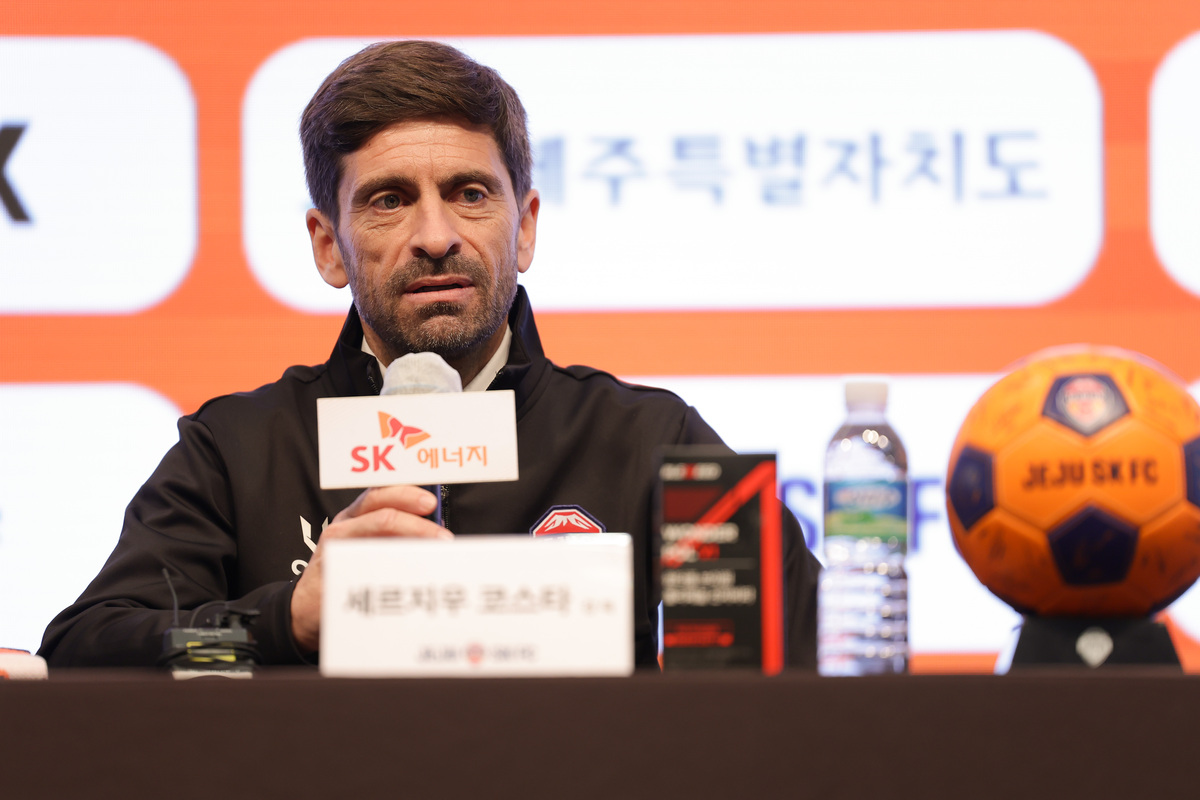 제주 지휘봉 잡은 ‘벤투 오른팔’ 세르지우 코스타 감독 “한국은 고향 같은 곳… 좋은 시작점 될 것”