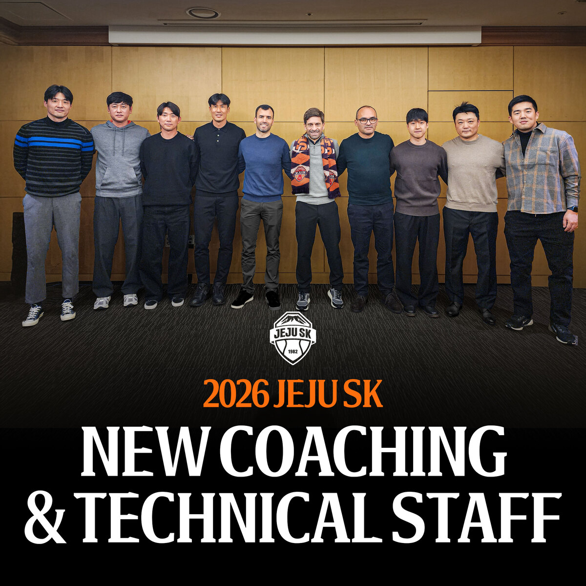 제주SK FC, 세르지우 코스타 감독 보좌할 사단 구성 완료