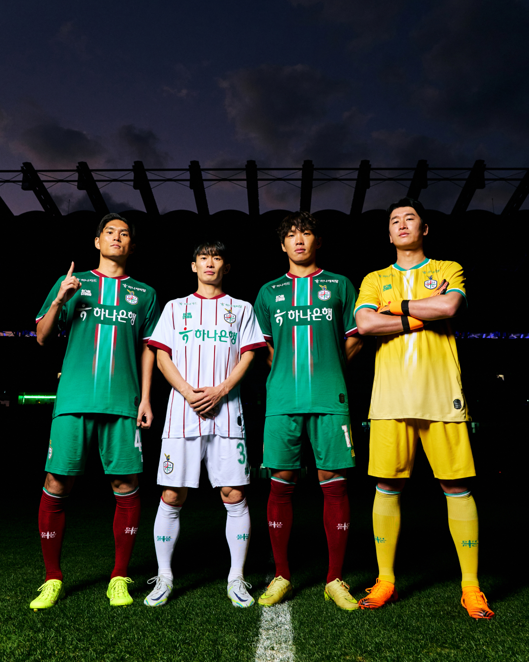 대전하나시티즌, ‘골스튜디오’와 손잡고 2026시즌 새 유니폼 공개