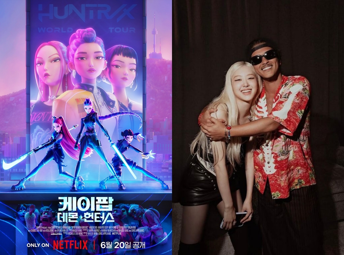 英 싱글차트 연말결산서 ‘골든’ 4위·로제 ‘아파트’ 5위…케데헌 5곡 진입