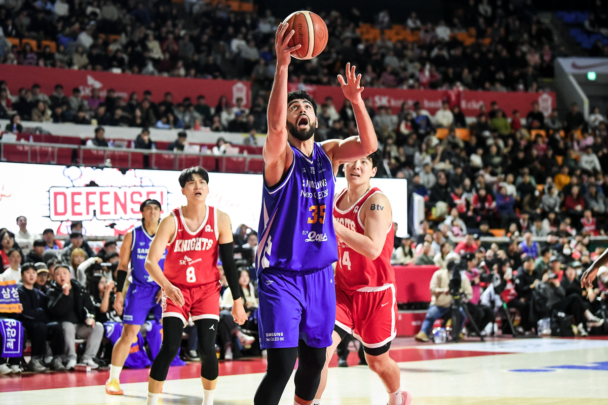 치열했던 S더비, 삼성 웃었다… 연패 탈출 이끈 칸터의 ‘헌신’