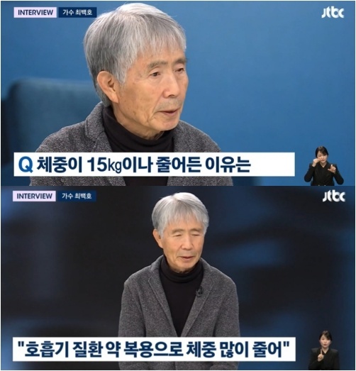 최백호, 호흡기 질환으로 체중 15kg 감소…“지금은 건강해”