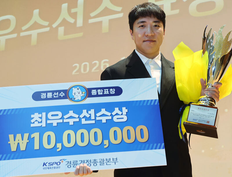 ‘경륜 황제’ 임채빈 5년 연속 최우수 선수상