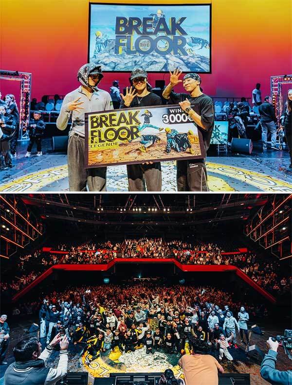 비보이팀 진조크루, 세계대회 ‘브레이크 더 플로어’ 레전드 우승