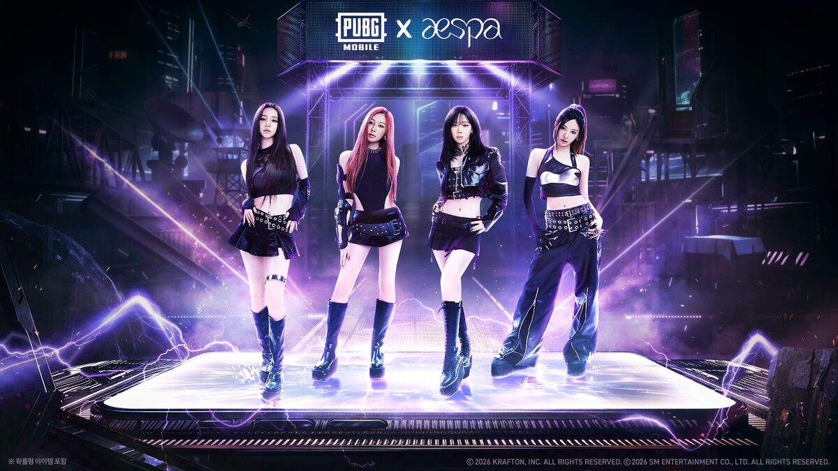 배틀그라운드 모바일, 글로벌 아티스트 ‘aespa’와 컬래버레이션 진행