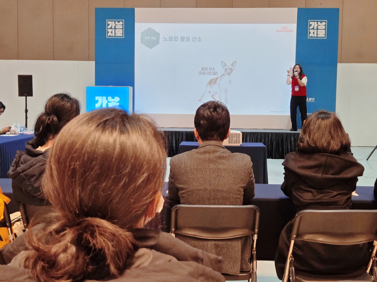 [냥집사 박기자가 간다] “노령묘는 살짝 뚱냥이여야”… 로얄캐닌 세미나에 묘르신 집사들 귀 쫑긋