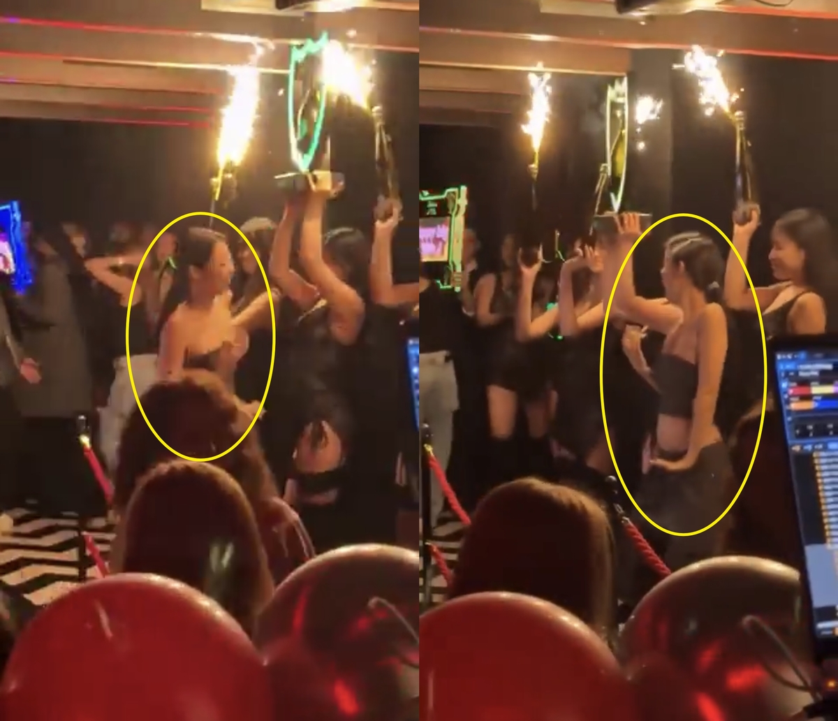 제니 ‘생일 파티’에 ‘가터벨트+샴페인걸’…“부적절” 논란 일파만파