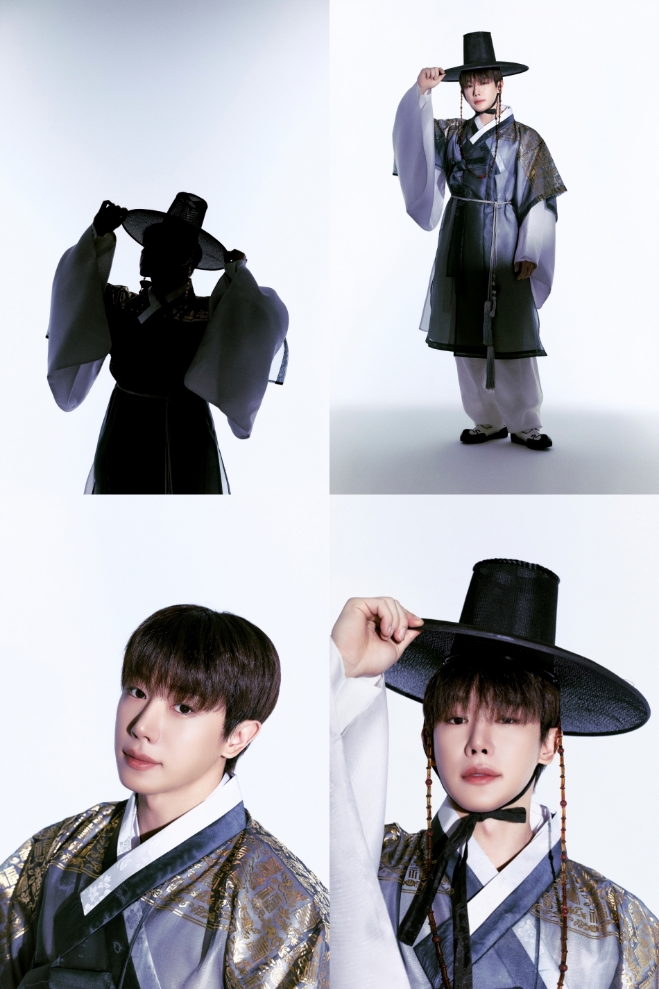 원호, 설맞이 한복 인사...기품 있는 비주얼로 '팬심 저격'